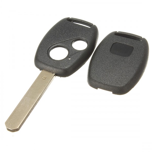 2 Button Uncut Blade Remote Key Case For Honda
