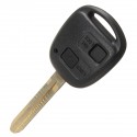 2 Buttons Remote Key Case Fob Toy43 For Toyota