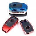 2 IN 1 TPU Remote Smart Key Case Fob Cover with Button Film For Benz E/S Class E300 E400 S63 S65