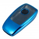 2 IN 1 TPU Remote Smart Key Case Fob Cover with Button Film For Benz E/S Class E300 E400 S63 S65