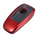 2 IN 1 TPU Remote Smart Key Case Fob Cover with Button Film For Benz E/S Class E300 E400 S63 S65