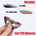 2 IN 1 TPU Remote Smart Key Case Fob Cover with Button Film For Benz E/S Class E300 E400 S63 S65