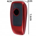 2 IN 1 TPU Remote Smart Key Case Fob Cover with Button Film For Benz E/S Class E300 E400 S63 S65