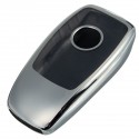 2 IN 1 TPU Remote Smart Key Case Fob Cover with Button Film For Benz E/S Class E300 E400 S63 S65