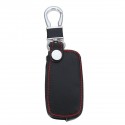 3-Bottons PU Leather Car Key Shell Case/Bag Cover for FIAT Panda Stilo Punto Doblo Grande