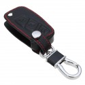 3-Bottons PU Leather Car Key Shell Case/Bag Cover for FIAT Panda Stilo Punto Doblo Grande