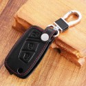 3-Bottons PU Leather Car Key Shell Case/Bag Cover for FIAT Panda Stilo Punto Doblo Grande