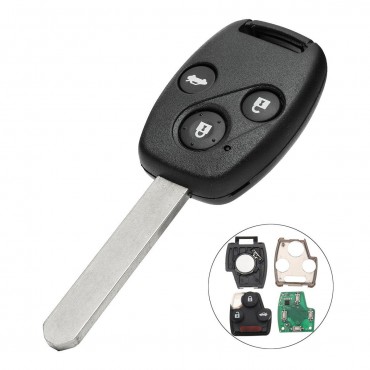 3 Button Remote Key Fob 433Mhz ID48 for Honda Accord 2003-2005 CRV 2005-2006