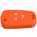 3 Button Silicone Key Case Holder Fob Protector Cover For Chevrolet