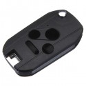 3 Button+Panic Folding Remote Key Case Shell Fob For 03-13 Honda