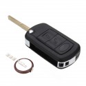 3 Buttons Remote Key Case Shell With VL2330 Battery For Land Rover Discovery