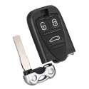 3 Buttons Remote Key Fob Case w/ CR2032 Battery For Alfa Romeo Brera/156/159/GT