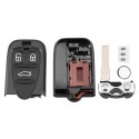 3 Buttons Remote Key Fob Case w/ CR2032 Battery For Alfa Romeo Brera/156/159/GT