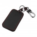 3-Key Red Line PU Leather Car Key Cover Shell Case/Bag for Renault Megane R.S. Scenic