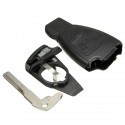 3-key Remote Key Case With Small Key And Battery Clip For Mercedes