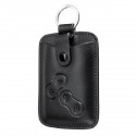 4 Button Leather Car Key Cover Case Holder Keychain For Renault Clio Scenic Megane