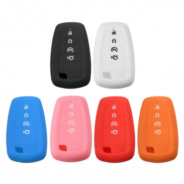 4 Button Silicone Key Cover Case For Ford Mondeo F250 F350 F450 F550 Fusion 2017