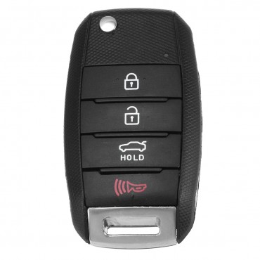 4 Buttons Remote Key Fob Case Shell For KIA Sorento Soul Optima Carens