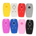 4 Buttons Silicone Car Remote Key Case/bag Protector Cover Holder for Mercedes for Benz E-Cl 2017