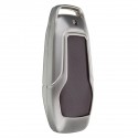 Alloy Smart Remote Key Shell Pu Leather Case Cover for Ford Lincoln 4/5 Button