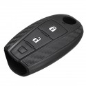 Black Car Key Protection Cover Silicone Key Case For Suzuki