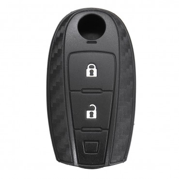 Black Car Key Protection Cover Silicone Key Case For Suzuki