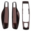 Car 3Pcs ABS Remote Key Case Shell Covers Set for Porsche