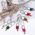 Car Key Chain Fobs Leather Weave Straps Key Ring Accessory Keychain Vehicle Auto