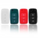 Car Key Cover Silicone TPU Protective Case With Belt Buckle Suitable For Volkswagen/Golf/Jetta/Skoda