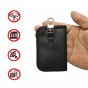 Car Key Signal Blocker Case Faraday Cage Fob Pouch Keyless PU leather Bag 10.5 X 6.5CM