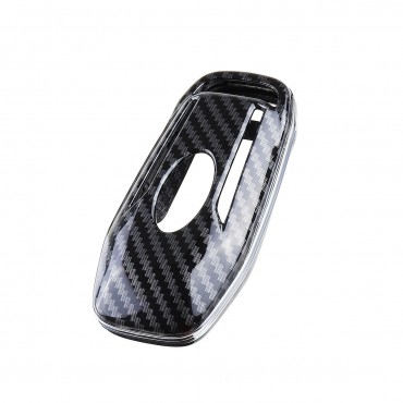 Carbon Fiber Hard Smart Key Cover For Ford Lincoln Accessories keychain Case Holder