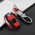 Carbon Fiber Key Fob Remote Case Cover 3 Buttons For Mercedes A C E S CLK