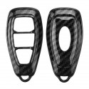 Carbon Fiber Remote Key Fob Case Shell Cover For Ford Focus Fiesta Kuga C-Max