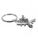 Creative Personalized Gift Aircraft Metal Key Chain Ring Pedant