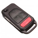 Four Buttons Remote Key Shell Case Black Colour Replacement