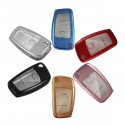 Full-Protective TPU Remote Key Cover Fob with Keypad Film For Audi A1 A3 A4 S3 S4 S5