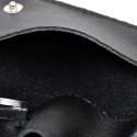 Leather Car Key Bag Case Men Women Keychain Holder Organizer Pouch Cow Split Mini Wallet Card Bag