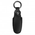 PU Leather Stitching Car Remote Key Case Cover Pocket Bag for Tesla Model X