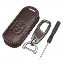 Polyurethane Remote Car Key Case Protector Cover with Keychain For Mazda 2 3 6 Axela Atenza CX-5 CX5 CX-7 CX-9