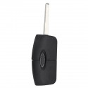 Remote Key Case 3 Buttons Fob Cover Shell with Battery for Ford Focus Mondeo C-Max S-Max Kuga Galaxy