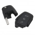 Remote Key Case 3 Buttons Fob Cover Shell with Battery for Ford Focus Mondeo C-Max S-Max Kuga Galaxy