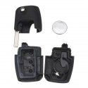 Remote Key Case 3 Buttons Fob Cover Shell with Battery for Ford Focus Mondeo C-Max S-Max Kuga Galaxy