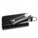 Car Static Eliminator Anti Static Keychain Copper Plating Leather Surface with Lamp Light