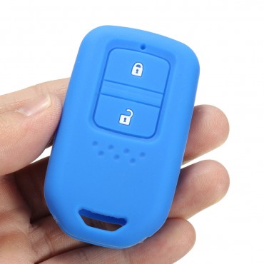 Silicone 2 Button Smart Keyless Remote Key Case Fob Cover Holder For Honda CRV FIT XRV CRIDER VEZEL JADE