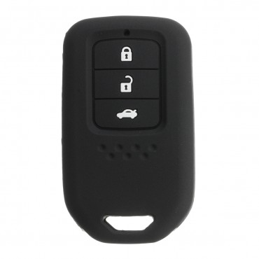 Silicone 3 Button Smart Remote Key Case Fob Cover For Honda Jade Vezel