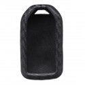 TPU Car Key Case Carbon Fiber Black Cover Keychain For Honda Accord CR-V HR-V Civic