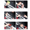 Universal Car Bumper Corner Door Protect Strip Sill Plate Panel 100cm x 7cm / 100cm x 10cm