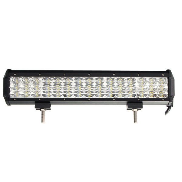 14Inch LED Work Light Bar Tri Row Flood Spot Combo Beam DC10-30V 135W for JEEP Off Road SUV