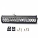 14Inch LED Work Light Bar Tri Row Flood Spot Combo Beam DC10-30V 135W for JEEP Off Road SUV