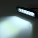 18W Car LED Spot Work Light Fog Lamp 6000K White IP65 Waterproof For 12/24V Off-road Truck ATV Boat Truck